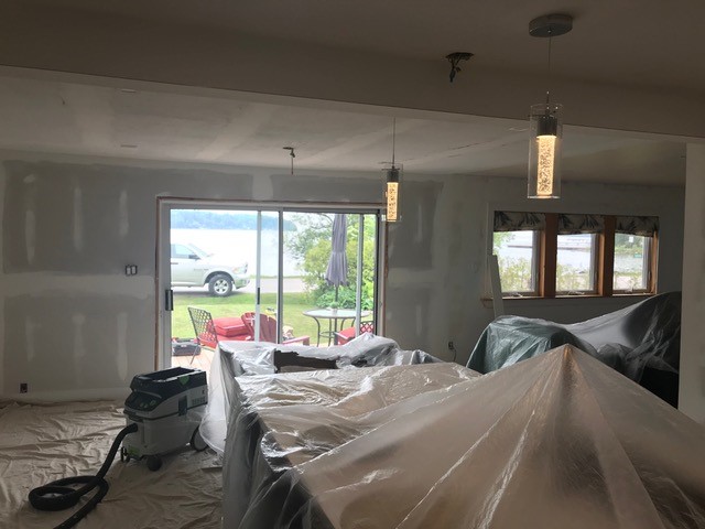 Newbuild about to be painted